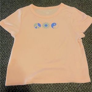 American Eagle cropped baby tee
